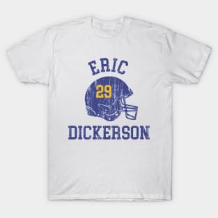 Eric Dickerson Los Angeles R Helmet Font T-Shirt